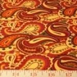 (AT-08-160) Printed Organic cotton - Organic Interlock Fabric