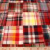 Patchwork Madras Fabric - plaid madras squares sewn together, for girl's clothing, smocked clothing, monogrammed apparel, handmade handbags and headbands