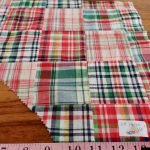 Patchwork Madras or patchwork plaid - a preppy fabric made of plaid fabric of various colors, ideal for preppy children's & men's clothing.