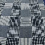 Patchwork Madras or patchwork plaid - a preppy fabric made of plaid fabric of various colors, ideal for preppy children's & men's clothing.