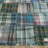 Preppy Patchwork Madras Fabric of various Indian cotton madras plaids sewn together, suitable for preppy shirts, shorts, menswear and children's apparel