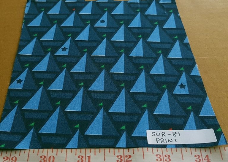 Sailboat Nautical Theme Fabric for theme print clothing