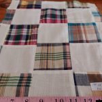 Patchwork Madras or patchwork plaid - a preppy fabric made of plaid fabric of various colors, ideal for preppy children's & men's clothing.