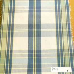 Plaid Fabric made of cotton yarns woven in a plaid pattern, for men's shirts, jackets, ties, bowties and plaid clothing. Also known as check fabrics.