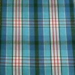 Plaid Fabric or madras plaid is made of cotton yarns in a plaid pattern. It is a summer preppy fabric, for shirting, menswear, kids clothing and beach wear.