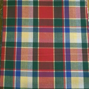 Madras fabric - cotton plaid madras fabric for girl's clothing, smocked clothing, monnogramed apparel, handbags, tote bags, headbands & Etsy crafts.