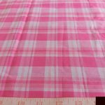 Plaid Fabric or check fabric for men's shirts, classic children's clothing, vintage menswear, plaid dresses, ties and bowties.