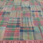 Patchwork Madras - patchwork plaid fabric