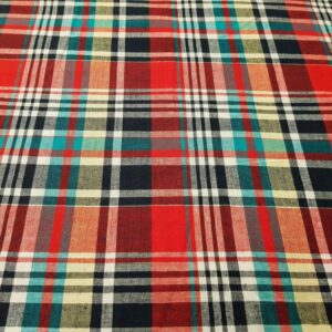 Preppy Plaid Fabric or cotton madras plaid fabric, for mens shirts, preppy clothing, sport coats, children's clothing and southern clothing.