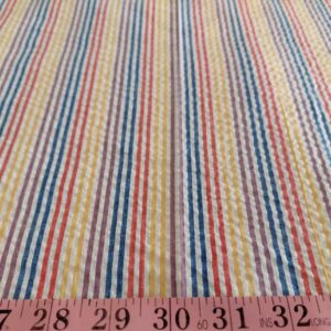 Seersucker Stripe Fabric - seersucker for ties, bowties, men's suits, seersucker shirts, seersucker dresses and children's clothing.