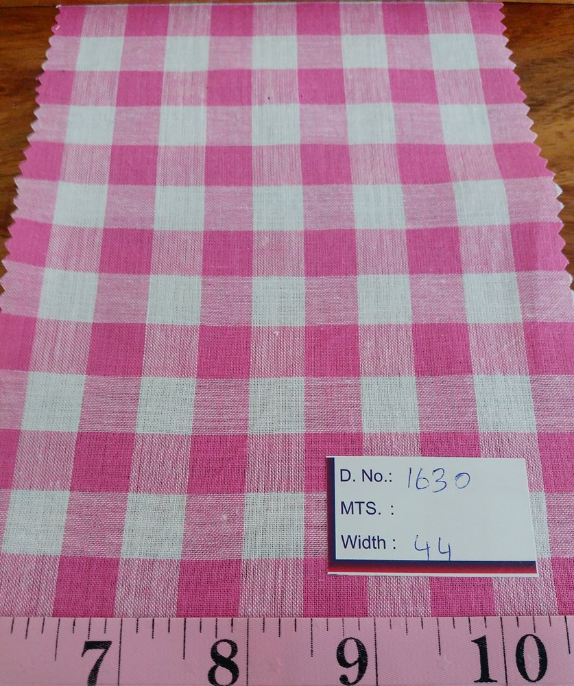 Gingham Fabric or gingham check fabric is a cot