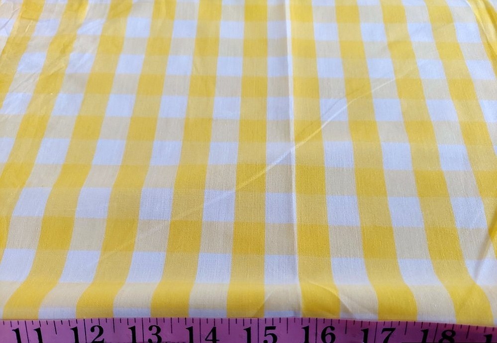Gingham Plaid fabric or gingham check fabric is a cotton fabric with squares of equal sizes, usually in a combination of white with another color.