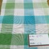 Gingham Fabric or gingham check fabric is a cotton fabric with squares of equal sizes , usually in a combination of white with another color.
