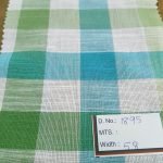 Gingham Fabric or gingham check fabric is a cotton fabric with squares of equal sizes , usually in a combination of white with another color.