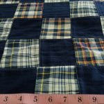 Patchwork Madras Fabric in preppy colors for vintage clothing, like men's shirts, madras sport coats, jackets, classic clothing and vintage apparel.