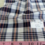 Plaid Fabric or check fabric for men's shirts, classic children's clothing, vintage menswear, plaid dresses, ties and bowties.
