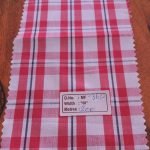 Madras Plaid Fabric made of cotton yarns woven in a plaid pattern, for men's shirts, jackets, ties, bowties and plaid clothing. Also known as check fabrics.