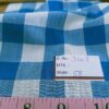 Gingham Fabric or gingham check fabric is a cotton fabric with squares of equal sizes , usually in a combination of white with another color.