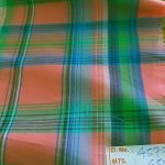 Madras Plaid Fabric made of cotton yarns woven in a plaid pattern, for men's jackets, neckwear, shirts, children's and pet clothing. Also known as checks.