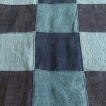Denim patchwork fabric for dresses, coats, jackets, costumes, bags, totes & retro sewing