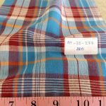 Plaid Fabric or check fabric for men's shirts, classic children's clothing, vintage menswear, plaid dresses, ties and bowties.