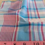 Plaid Fabric made is made mostly of cotton woven in a plaid pattern, and used for plaid shirts, plaid jackets & bowties.Also known as madras plaid.
