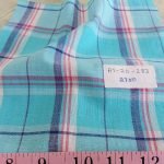 Plaid Fabric or madras plaid is made of cotton yarns in a plaid pattern. It is a summer preppy fabric, for shirting, menswear, kids clothing and beach wear.