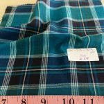Plaid Fabric made of cotton woven in a plaid pattern, for madras shirts, madras jackets, ties, bowties & pet clothing.Also known as check fabrics.