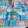 Patchwork Madras Fabric in preppy colors for madras shorts, men's shirts, madras sport coats, jackets, classic clothing and vintage apparel.