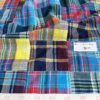 Patchwork Madras Fabric in preppy colors for vintage clothing, like men's shirts, madras sport coats, jackets, classic clothing and vintage apparel.