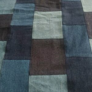 Denim Patchwork Fabric AT-20-481
