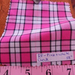 Check Fabric or Madras Check fabric, used for men's shirts, vintage clothing, children's classic clothing, bowties and ties.