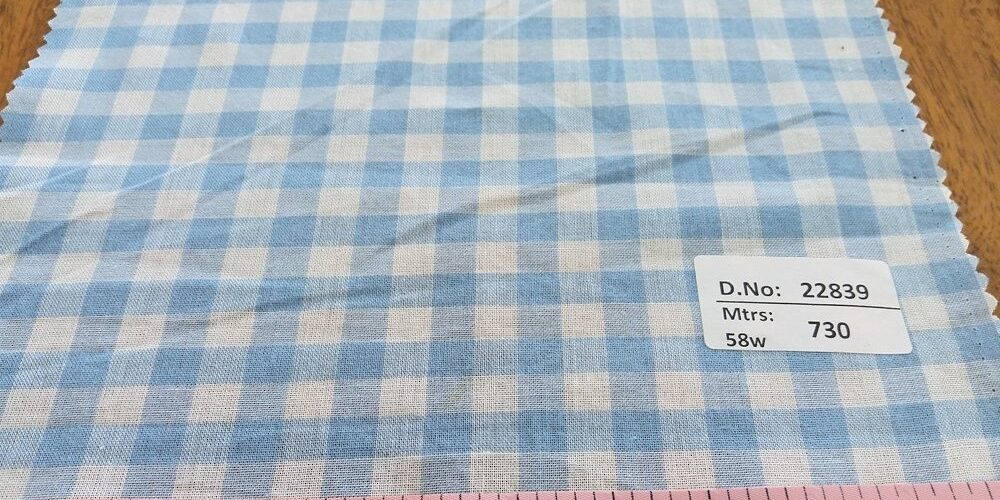 Gingham Check fabric for children's clothing, girl's dresses, gingham skirts and dresses, men's shirts, southern clothing and bags.