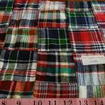 Flannel patchwork plaid fabric, with prints and plaid, for men's shirts, outdoor clothing, Fall clothing and vintage menswear.