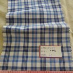 Plaid Fabric or Madras Plaid fabric, used for men's shirts, vintage clothing, children's classic clothing, bowties and ties.