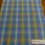 Plaid Fabric or Madras Plaid fabric, used for men's shirts, vintage clothing, children's classic clothing, bowties and ties.