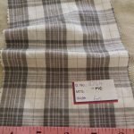 Plaid Fabric or check fabric, made of cotton woven in a plaid pattern, for madras shirts, madras jackets, ties, bowties & pet clothing.