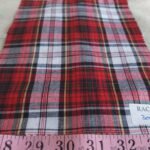 Madras Plaid Fabric or madras cloth, woven in a plaid pattern, for shirts, jackets, ties and bowties, dog bandanas & bows.