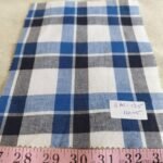 Madras Plaid Fabric or madras cloth, woven in a plaid pattern, for shirts, jackets, ties and bowties, dog bandanas & bows.