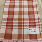 Plaid Fabric or Madras Plaid fabric, used for men's shirts, vintage clothing, children's classic clothing, bowties and ties.