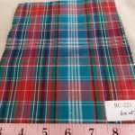 Plaid Fabric or Madras Plaid fabric, used for men's shirts, vintage clothing, children's classic clothing, bowties and ties.