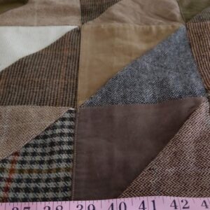 Patchwork Corduroy Tweed Suede Winter Fabric
