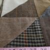Patchwork Corduroy Tweed Suede Winter Fabric for jackets, coats, caps & hats and dresses.