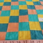 Patchwork Fabric with solid color patches, for classic children's clothing, handmade kids clothing, etsy makers, for kid's sewing projects and crafts.