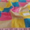 Patchwork Fabric with solid color patches, for classic children's clothing, handmade kids clothing, etsy makers, for kid's sewing projects and crafts.