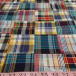 Patchwork Plaid for vintage menswear, custom shirts, classic children's clothing, bowties and ties, and for sewing kids clothing.