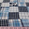 Patchwork Fabric - patchwork plaid fabric made of plaids & printed patches, used for preppy menswear & classic children's clothing.
