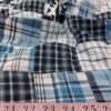 Patchwork Fabric - patchwork plaid fabric made of plaids & printed patches, used for preppy menswear & classic children's clothing.
