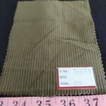 Corduroy fabric has a weave with grooves or lines of same thickness, for use in men's jackets, corduroy pants, winter clothing, dresses & shorts.