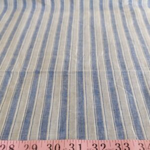 Handloom Striped Fabric, woven on hand looms, in striped pattern, for dresses and skirts, shirts and vintage menswear.